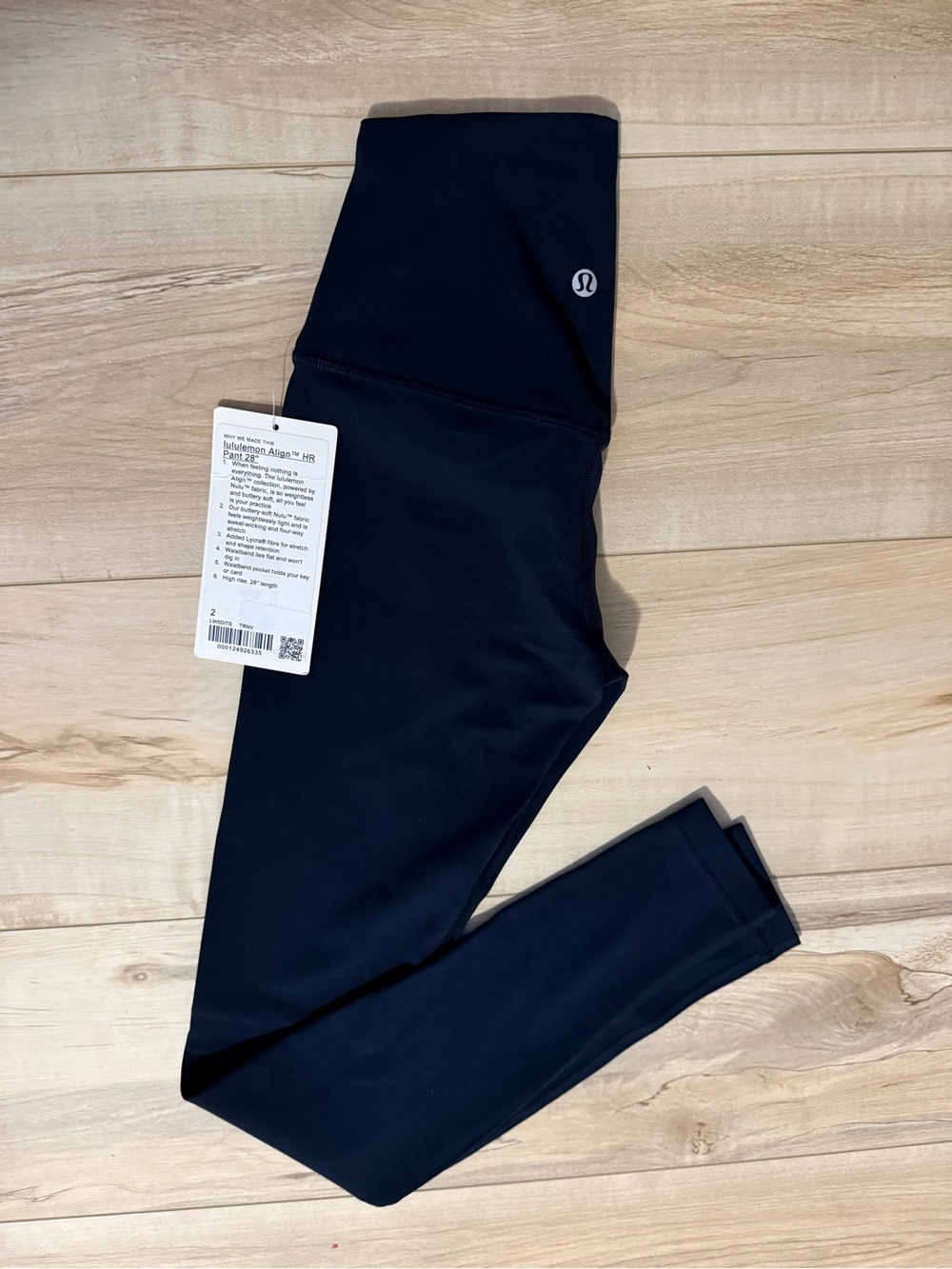 Lululemon High-Rise 28” Navy Aligns